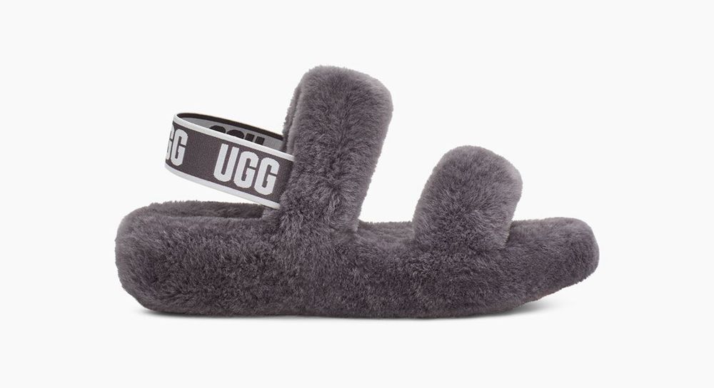 Ugg Slippers Canada - Ugg Women's Oh Yeah Grey